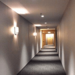 hallway view of remodel