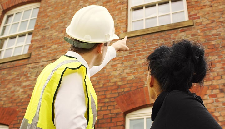community association manager meeting with property maintenance specialist