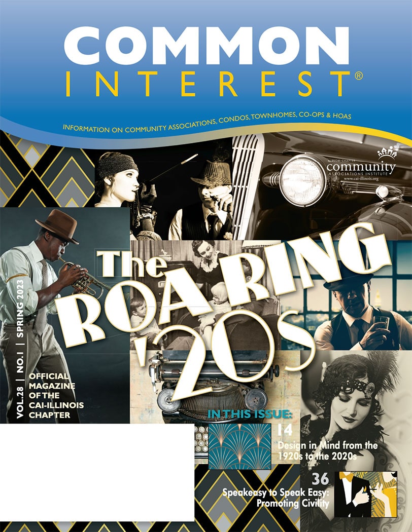 front page of the common interest magazine