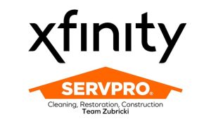 Xfinity and Servpro logos