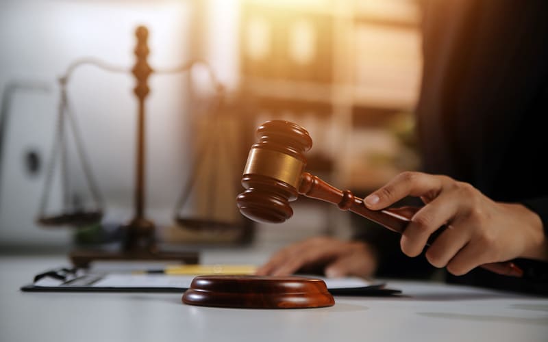 a judge's gavel