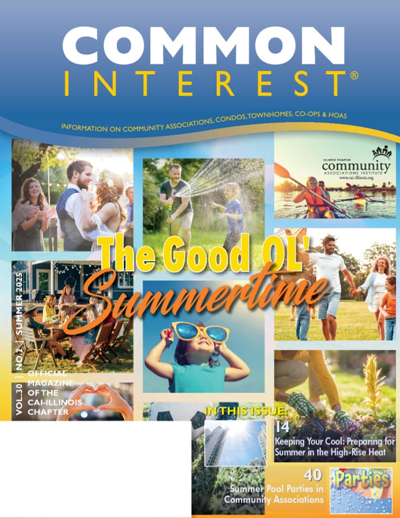 the cover of the common interest magazine
