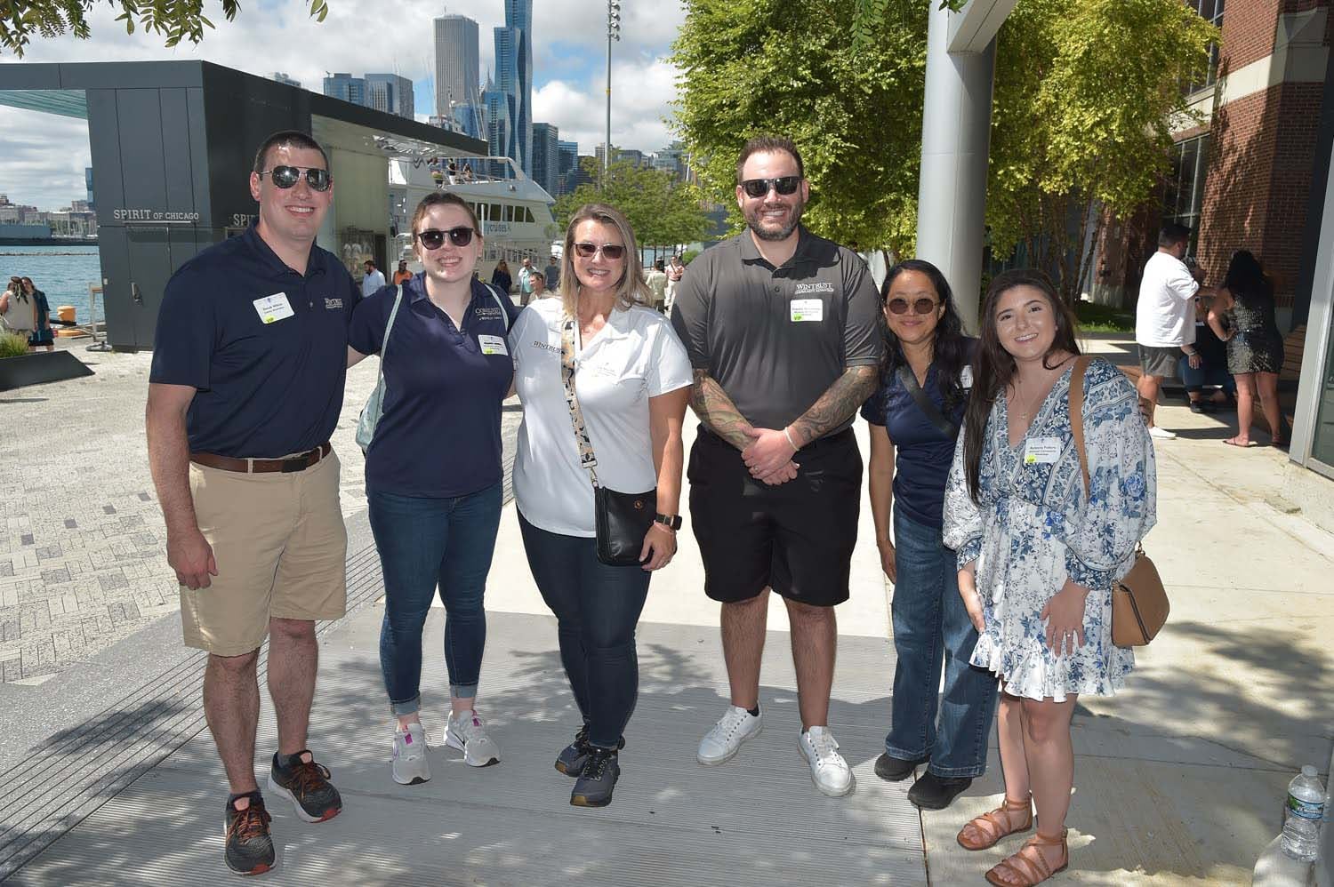 a group of CAI members standing outside