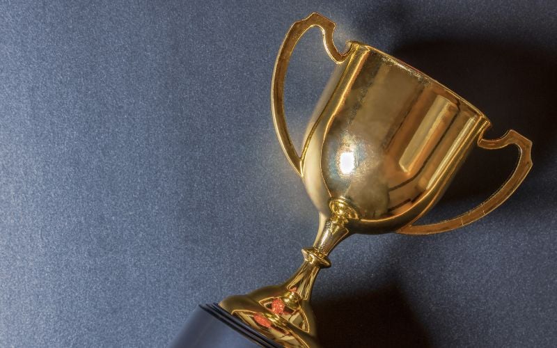 a trophy